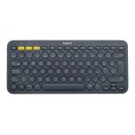 Logitech clavier bluetooth multi - appareils k380 - clavier - sans fil - bluetooth - allemand - noir