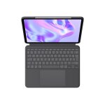 Logitech combo touch - clavier et tui - avec trackpad - rtroclair - apple smart connector - azerty ...
