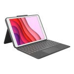 Logitech combo touch - clavier et tui - avec trackpad - rtroclair - apple smart connector - qwertz ...