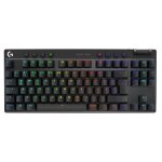 Logitech g pro x tkl - clavier - backlit - sans fil - 2. 4 ghz, bluetooth - azerty - fran�ais - commutateur ...
