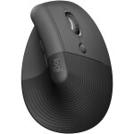 Logitech lift - souris ergonomique verticale sans fil bluetooth - graphite Logitech lift - souris ergonomique verticale sans fil bluetooth - graphite