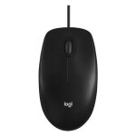 Logitech m100 - souris - pleine taille - droitiers et gauchers - optique - 3 boutons - filaire - usb ...