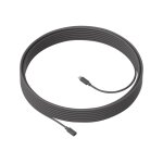 Logitech meetup - rallonge de cble de microphone - 10 m - pour logitech micro d'extension pour meetup ...
