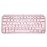 Logitech mx keys mini - clavier r�tro�clair� bluetooth qwerty italien - rose