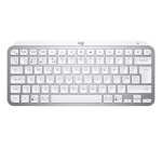Logitech mx keys mini - clavier - rtroclair - sans fil - bluetooth - qwerty - us - gris ple