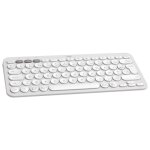 Logitech pebble keys 2 k380s - clavier - sans fil - bluetooth le - azerty - fran�ais - blanc ton sur ...