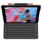 Logitech slim folio - clavier et �tui - sans fil - bluetooth - qwerty - espagnol - graphite - pour apple ...