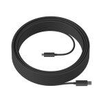 Logitech strong - cble usb - usb type a (m) pour 24 pin usb - c (m) - usb 3. 1 - 10 m - active optical ...
