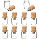 Lot de 10 cls usb en forme de bouteille 512 mo[sdc631414]