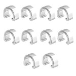 Lot de 10 clips de c�ble de frein de v�lo, pinces fixes, pour frein, d�railleur, changement de vitesse, ...