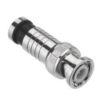 Lot de 10 connecteurs bnc pour cble coaxial rg59 et camras de vidosurveillance