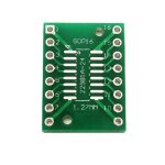 Lot de 100 cartes de transfert tssop16 ssop16 sop16 vers dip16, adaptateur de pas de broche dip pcb