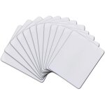 Lot de 12 tapis de souris vierges rectangulaires vierges pour sublimation, transfert a chaud, impression ... Lot de 12 tapis de souris vierges rectangulaires vierges pour sublimation, transfert a chaud, impression ...