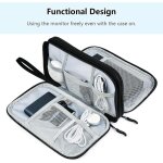 Lot de 1pcs de rangement pour c�bles portables petit sac de voyage accessoires �lectroniques sac pour ...