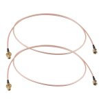 Lot de 2 adaptateur rp - sma mâle vers rp - sma femelle câbles d'extension d'antenne câble coaxial rg316 ... Lot de 2 adaptateur rp - sma mâle vers rp - sma femelle câbles d'extension d'antenne câble coaxial rg316 ...