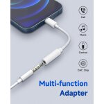 Lot de 2 adaptateurs usb - c vers prise casque 3, 5 mm, cble auxiliaire jack 3, 5 mm vers usb - c, adaptateur ...