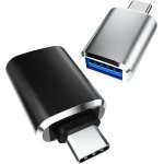 Lot de 2 adaptateurs usb vers type c pour apple iphone15 pro max pour ipad pro mini macbook air compatible ...