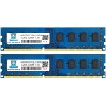 Lot de 2 barrettes de ram ddr3 / ddr3l 1 600 mhz udimm 8 go (4 go x 2) 2rx8 pc3 / pc3l 12800u, 1, 35 ...
