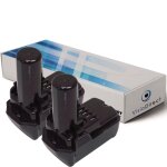 Lot de 2 batteries type 329371 pour hitachi 1500mah 10. 8v - visiodirect -