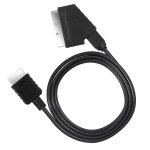 Lot de 2 cbles pritel rvb 1, 8 m pour ps3 ps2 vers tv uniquement pour pal
