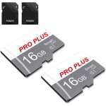 Lot de 2 carte mémoire 16 go avec adaptateur, carte mémoire tf haute vitesse, uhs - i, a1, c10, carte ... Lot de 2 carte mémoire 16 go avec adaptateur, carte mémoire tf haute vitesse, uhs - i, a1, c10, carte ...
