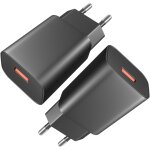 Lot de 2 chargeurs usb a 15 w, 5 v / 3 a, adaptateur usb, bloc d'alimentation us b, chargeur usb pour ... Lot de 2 chargeurs usb a 15 w, 5 v / 3 a, adaptateur usb, bloc d'alimentation us b, chargeur usb pour ...