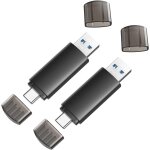 Lot de 2 clés usb 128 go 3. 0 otg 2 en 1 clé usbc stick 3. 0 memory stick 128 go type c pour pc portable ... Lot de 2 clés usb 128 go 3. 0 otg 2 en 1 clé usbc stick 3. 0 memory stick 128 go type c pour pc portable ...
