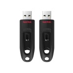 Lot de 2 cl usb sandisk ultra 128 go 128gb 128g usb 3. 0 jusqu' 130mo / s sdcz48 - 128g - u46