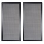 Lot de 2 filtres anti - poussire en maille pour ventilateur de botier d'ordinateur avec cadre magntique, ...