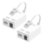 Lot de 2 répartiteurs bt vers adsl rj11 a large bande internet, microfiltre, bt mâle vers bt et rj11 ... Lot de 2 répartiteurs bt vers adsl rj11 a large bande internet, microfiltre, bt mâle vers bt et rj11 ...