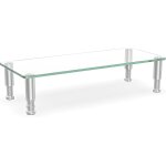 Lot de 2 supports pour moniteur d'ordinateur avec support de bureau multimdia rglable en hauteur pour ...