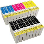 Lot de 20 cartouches d'encre de rechange epson t1285 pour epson stylus sx - 420 sx - 425 sx - 430 sx ... Lot de 20 cartouches d'encre de rechange epson t1285 pour epson stylus sx - 420 sx - 425 sx - 430 sx ...