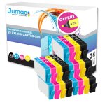 Lot de 20 cartouches d'impression type jumao compatibles pour hp photosmart 6510 + fluo offert