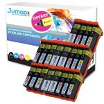 Lot de 20 cartouches d'impression type jumao compatibles pour lexmark pro805 + fluo offert
