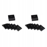Lot de 20 filtres anti - poussire pour botier de ventilateur de refroidissement d'ordinateur 8 cm