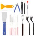 Lot de 23 outils de nettoyage et de retrait pour buses d'imprimante 3d. comprend une spatule, une brosse ... Lot de 23 outils de nettoyage et de retrait pour buses d'imprimante 3d. comprend une spatule, une brosse ...