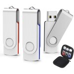 Lot de 3 cls usb 3. 0 de 32 go avec tui pour cls usb, high speed 3. 0, pour le stockage des donnes, ...