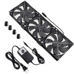 Lot de 3 ventilateurs de boîtier 120 mm - 12 v - 230 v - 240 v - avec régulateur de vitesse ac - débit ... Lot de 3 ventilateurs de boîtier 120 mm - 12 v - 230 v - 240 v - avec régulateur de vitesse ac - débit ...