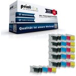 Lot de 30 cartouches d'encre compatibles pour brother lc970 lc1000 mfc 235c mfc 240c mfc 260c mfc 465cn ...