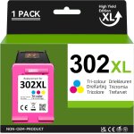 Lot de 302 cartouches d'encre reconditionnées pour hp 302 couleur pour hp 302 xl compatible avec hp envy ... Lot de 302 cartouches d'encre reconditionnées pour hp 302 couleur pour hp 302 xl compatible avec hp envy ...