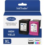 Lot de 305 cartouches d'encre xl de rechange pour hp 305 pour imprimantes envy 6000 6032 6020 6022 6055 ...