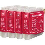 Lot de 4 cartouches d'encre magenta pour remplacer brother lc970m et lc1000m compatible / non - oem pour ... Lot de 4 cartouches d'encre magenta pour remplacer brother lc970m et lc1000m compatible / non - oem pour ...