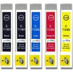 Lot de 4 cartouches d'encre noire supplmentaires pour remplacer epson t0715 + 711 compatible / non oem ...