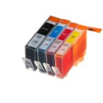 Lot de 4 cartouches compatibles hp 364 - noir, cyan, magenta, jaune