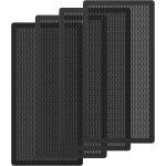 Lot de 4 filtres de ventilateur en pvc, 140 x 280mm grille anti - poussire avec cadre magntique, filtres ...