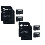 Lot de 4 qumox micro sd sdhc 32go 32go 32g tf carte class 10 uhs - i 70mb - s 15mb - s pour appareils ...