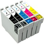 Lot de 5 cartouches d'encre compatibles epson t1285 pour epson stylus office bx - 305 s - 22 sx - 125 ...