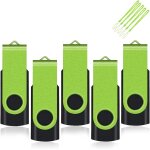 Lot de 5 cls usb 2. 0 4 go pour stockage de donnes (4 go, vert)
