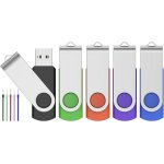 Lot de 5 clé usb 2. 0 8 go mémoire sticks cle usb 8go lecteur flash usb rotatif pendrive avec cordes ... Lot de 5 clé usb 2. 0 8 go mémoire sticks cle usb 8go lecteur flash usb rotatif pendrive avec cordes ...