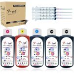 Lot de 5 flacons d'encre de qualit suprieure compatible avec les cartouches hp 301 302 304 62xl 364 ...